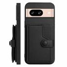 For Google Pixel 8 Button Card Bag RFID Anti-theft Phone Case(Black) - 2