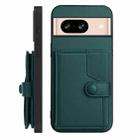 For Google Pixel 8 Button Card Bag RFID Anti-theft Phone Case(Green) - 2