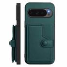 For Google Pixel 10 Pro XL Button Card Bag RFID Anti-theft Phone Case(Green) - 2