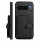For Google Pixel 10 / 10 Pro Button Card Bag RFID Anti-theft Phone Case(Black) - 2