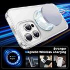 For iPhone 14 Pro Frosted Skin Feel MagSafe Holder 360 Full Body Phone Case(Transparent) - 2