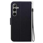 For Samsung Galaxy S24 FE 5G Ultra-thin Voltage Magnetic Buckle Leather Phone Case(Black) - 3