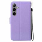 For Samsung Galaxy S24+ 5G Ultra-thin Voltage Magnetic Buckle Leather Phone Case(Purple) - 3