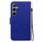 For Samsung Galaxy S24+ 5G Ultra-thin Voltage Magnetic Buckle Leather Phone Case(Blue) - 3
