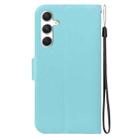 For Samsung Galaxy S24 5G Ultra-thin Voltage Magnetic Buckle Leather Phone Case(Green) - 3