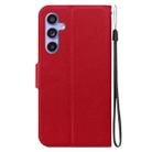 For Samsung Galaxy S23 FE 5G Ultra-thin Voltage Magnetic Buckle Leather Phone Case(Red) - 3