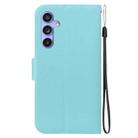 For Samsung Galaxy S23 FE 5G Ultra-thin Voltage Magnetic Buckle Leather Phone Case(Green) - 3