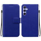 For Samsung Galaxy S23 FE 5G Ultra-thin Voltage Magnetic Buckle Leather Phone Case(Blue) - 1