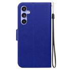 For Samsung Galaxy S23 FE 5G Ultra-thin Voltage Magnetic Buckle Leather Phone Case(Blue) - 3