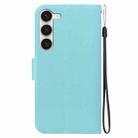 For Samsung Galaxy S23+ 5G Ultra-thin Voltage Magnetic Buckle Leather Phone Case(Green) - 3
