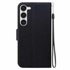 For Samsung Galaxy S23+ 5G Ultra-thin Voltage Magnetic Buckle Leather Phone Case(Black) - 3