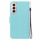 For Samsung Galaxy S21+ 5G Ultra-thin Voltage Magnetic Buckle Leather Phone Case(Green) - 3