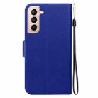 For Samsung Galaxy S21+ 5G Ultra-thin Voltage Magnetic Buckle Leather Phone Case(Blue) - 3