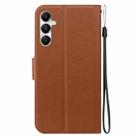 For Samsung Galaxy A35 5G Ultra-thin Voltage Magnetic Buckle Leather Phone Case(Brown) - 3