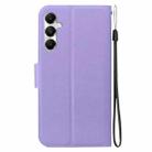 For Samsung Galaxy A35 5G Ultra-thin Voltage Magnetic Buckle Leather Phone Case(Purple) - 3