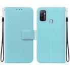 For Samsung Galaxy A33 5G Ultra-thin Voltage Magnetic Buckle Leather Phone Case(Green) - 1