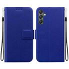 For Samsung Galaxy A24 4G Ultra-thin Voltage Magnetic Buckle Leather Phone Case(Blue) - 1