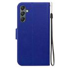 For Samsung Galaxy A24 4G Ultra-thin Voltage Magnetic Buckle Leather Phone Case(Blue) - 3
