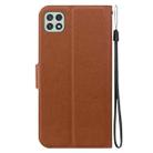 For Samsung Galaxy A22 5G Ultra-thin Voltage Magnetic Buckle Leather Phone Case(Brown) - 3