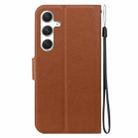 For Samsung Galaxy A16 4G Ultra-thin Voltage Magnetic Buckle Leather Phone Case(Brown) - 3