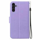 For Samsung Galaxy A13 5G Ultra-thin Voltage Magnetic Buckle Leather Phone Case(Purple) - 3