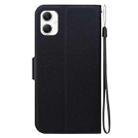 For Samsung Galaxy A06 4G Ultra-thin Voltage Magnetic Buckle Leather Phone Case(Black) - 3