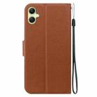 For Samsung Galaxy A05 Ultra-thin Voltage Magnetic Buckle Leather Phone Case(Brown) - 3
