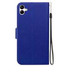 For Samsung Galaxy A04e / F04 / M04 Ultra-thin Voltage Magnetic Buckle Leather Phone Case(Blue) - 3