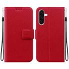 For Samsung Galaxy A36 5G / A56 5G Ultra-thin Voltage Magnetic Buckle Leather Phone Case(Red) - 1
