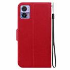 For Motorola Edge 30 Neo / Edge 30 Lite Ultra-thin Voltage Magnetic Buckle Leather Phone Case(Red) - 3