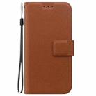 For Motorola Moto E22 / Moto E22i Ultra-thin Voltage Magnetic Buckle Leather Phone Case(Brown) - 2