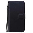 For Motorola Moto G85 Ultra-thin Voltage Magnetic Buckle Leather Phone Case(Black) - 2