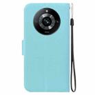For Realme 11 Pro / 11 Pro+ Ultra-thin Voltage Magnetic Buckle Leather Phone Case(Green) - 3