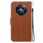 For Realme 12 5G Ultra-thin Voltage Magnetic Buckle Leather Phone Case(Brown) - 3