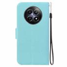 For Realme 12 5G Ultra-thin Voltage Magnetic Buckle Leather Phone Case(Green) - 3