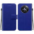 For Realme 12 5G Ultra-thin Voltage Magnetic Buckle Leather Phone Case(Blue) - 1