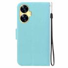 For Realme C55 / Narzo N55 Ultra-thin Voltage Magnetic Buckle Leather Phone Case(Green) - 3