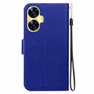 For Realme C55 / Narzo N55 Ultra-thin Voltage Magnetic Buckle Leather Phone Case(Blue) - 3