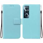 For Realme C65 4G Ultra-thin Voltage Magnetic Buckle Leather Phone Case(Green) - 1