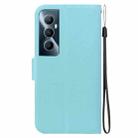 For Realme C65 4G Ultra-thin Voltage Magnetic Buckle Leather Phone Case(Green) - 3