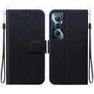 For Realme C65 4G Ultra-thin Voltage Magnetic Buckle Leather Phone Case(Black) - 1