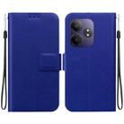 For Realme GT Neo6 / GT Neo6 SE / GT 6 Ultra-thin Voltage Magnetic Buckle Leather Phone Case(Blue) - 1