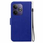 For Realme GT Neo6 / GT Neo6 SE / GT 6 Ultra-thin Voltage Magnetic Buckle Leather Phone Case(Blue) - 3