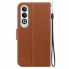 For OPPO K12 Ultra-thin Voltage Magnetic Buckle Leather Phone Case(Brown) - 3