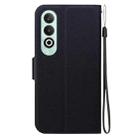 For OPPO K12 Ultra-thin Voltage Magnetic Buckle Leather Phone Case(Black) - 3