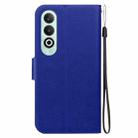 For OPPO K12 Ultra-thin Voltage Magnetic Buckle Leather Phone Case(Blue) - 3