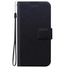 For OPPO A58 4G Ultra-thin Voltage Magnetic Buckle Leather Phone Case(Black) - 2