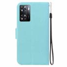 For OPPO A57 4G / 5G / A57e / A77 4G / 5G Ultra-thin Voltage Magnetic Buckle Leather Phone Case(Green) - 3