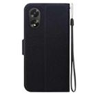 For OPPO A38 / A18 Ultra-thin Voltage Magnetic Buckle Leather Phone Case(Black) - 3