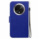 For OPPO A3 Pro 5G Global / India Ultra-thin Voltage Magnetic Buckle Leather Phone Case(Blue) - 3